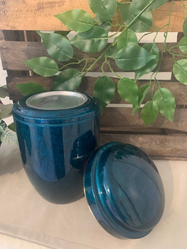 MÉTAL MARTELÉ - BLEU 1